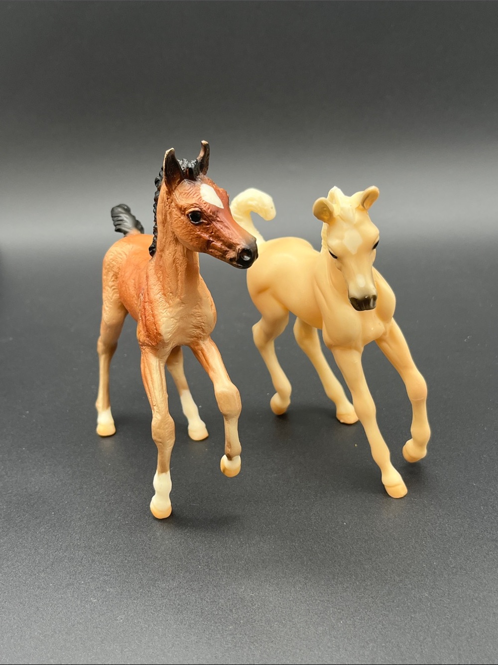 Set of 2 classic Breyer foals